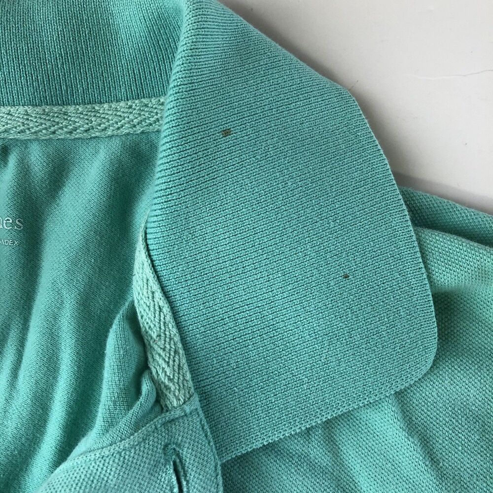 Vineyard Vines Men's Classic Pique Polo Shirt Whale Logo Mint Green Size Small - Picture 9 of 14